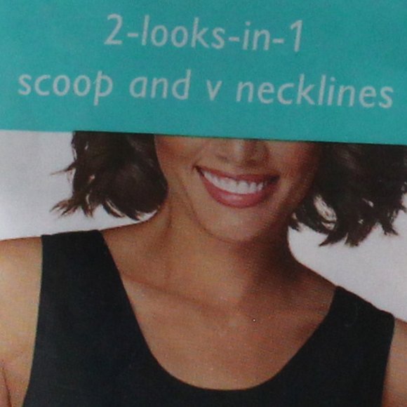 Radiant by Vanity Fair Women's Size Large Spin Tank Scoop or V-Neck Daywear - Picture 4 of 12
